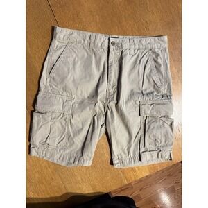 Levi's Cargo Shorts Mens 36 Khaki Ripstop Cotton Utility Tactical Style